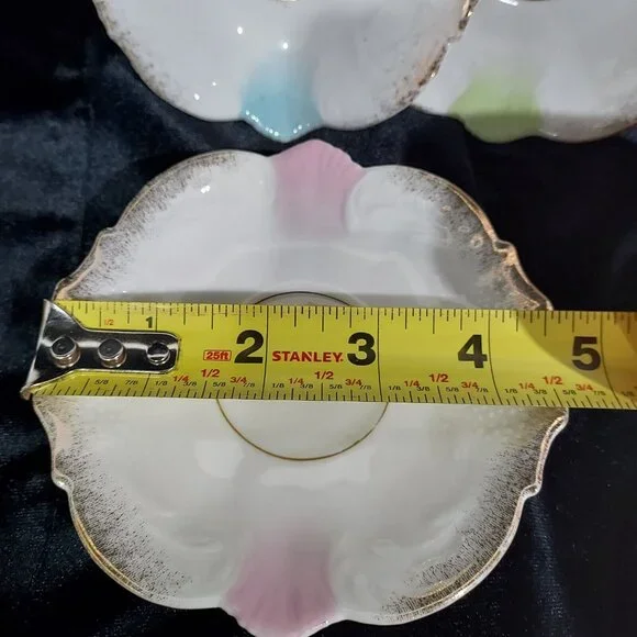 Demitasse Vintage Fancy Espresso Cup Saucer (5) Holds 3oz Liquid - Picture 5 of 11